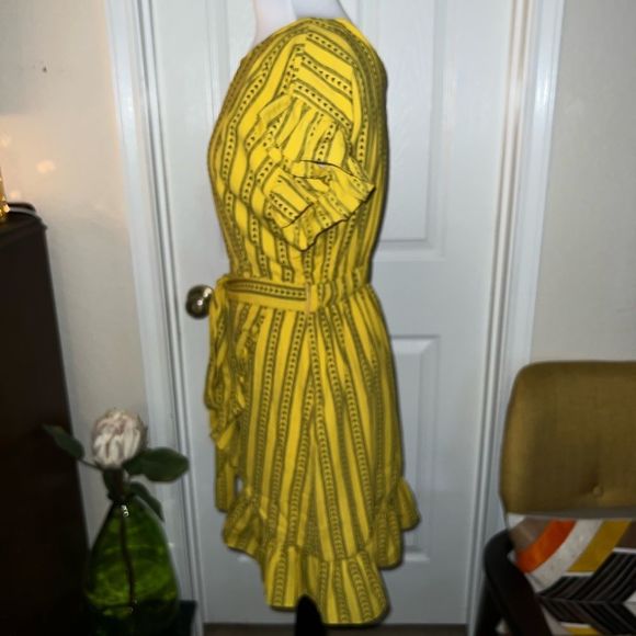 NWT yellow/gold & black dress - Picture 8 of 14